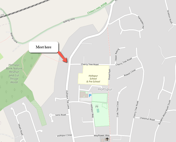 Holtspur Bank Map